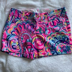 Lilly Pulitzer psychedelic sunshine shorts